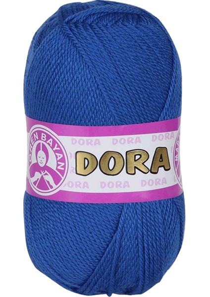 1 Adet Dora El Örgü Ipi Yünü 100 gr 016 Saks Mavi