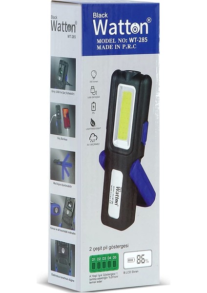 Işık Seviyesi Ayarlanabilir Çalışma Lambası WT-285 - Lisinya