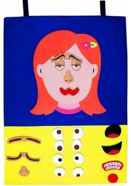 AND-5122 Yüz Ifadeleri - Kız Cırtlı Pano