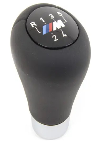 Bmw M Tipi Manuel Vites Topuzu – Deri, Mat Krom (E46, E60, F25, F26 Uyumlu)