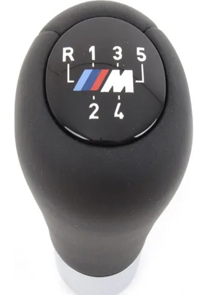 Bmw M Tipi Manuel Vites Topuzu – Deri, Mat Krom (E46, E60, F25, F26 Uyumlu) modelleri