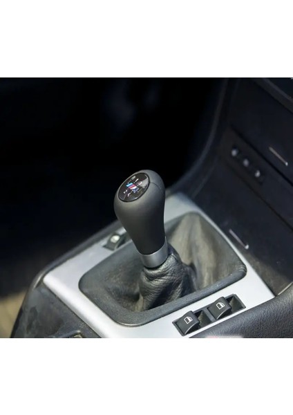 Bmw M Tipi Manuel Vites Topuzu – Deri, Mat Krom (E46, E60, F25, F26 Uyumlu) fırsatları