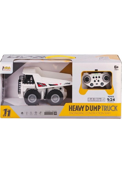 A8196-QH9008 Kumandalı Ağır Döküm Kamyon 1:24 -Asya Oyuncak