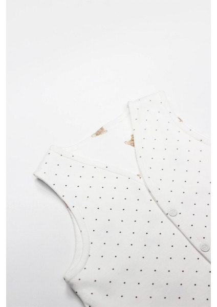 Bistyle I Am So Bear Çift Taraflı Bebe Yelek 18103 Bej Ekru fiyatları