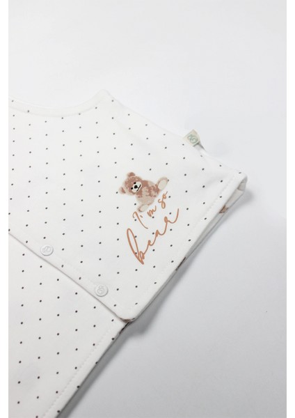 Bistyle I Am So Bear Çift Taraflı Bebe Yelek 18103 Bej Ekru modelleri