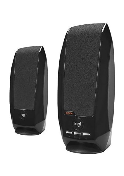 S150 USB Stereo Hoparlör, 2.0, Ince ve Hafif Tasarım, Kompakt ve Taşınabilir, Kolay Ses Kontrolleri, LED Işıklı Gösterge, Sessize Alma Tuşu, 2 W, Siyah fiyatları