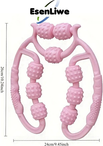 Kas Gevşetici Masaj Aleti 9 Tekerlekli Ayarlanabilir Lenf Drenaj Rulosu Bacak Kol Selülit fiyatları