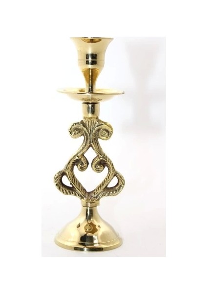 Tekli Pirinç Şamdan Model 5