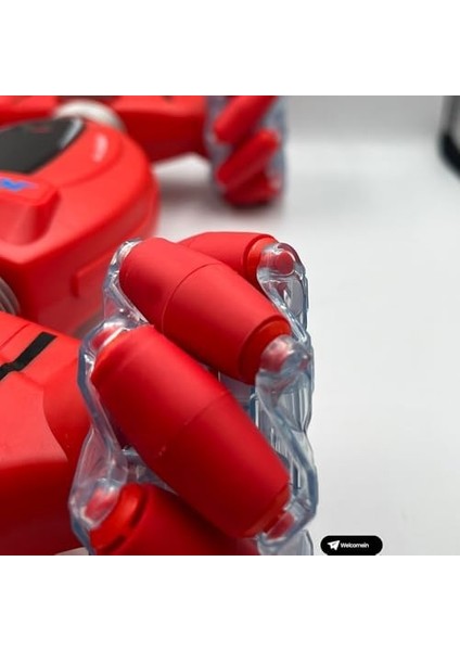 Kontrol ve Bilek Kumandalı Çift Kontrollü Şarjlı LED Işıklı Sesli ve Müzikli Drift Atan Akrobat Araba (Kırmızı) fiyatları