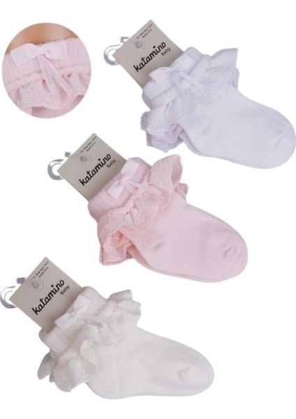 Katamino Adriyan Aks. Kız Bebek Soket Çorap K46341 Asorti