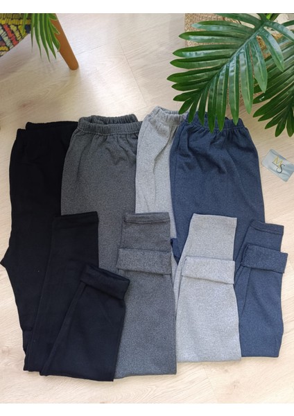 4'lü Paket Pamuk Şardonlu Termal Tayt Içlik Thermal Kışlık Tayt