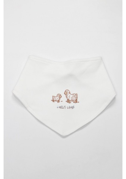 Bistyle Curly Lamb 3'lü Zıbın Takımı 13107 Bej Ekru