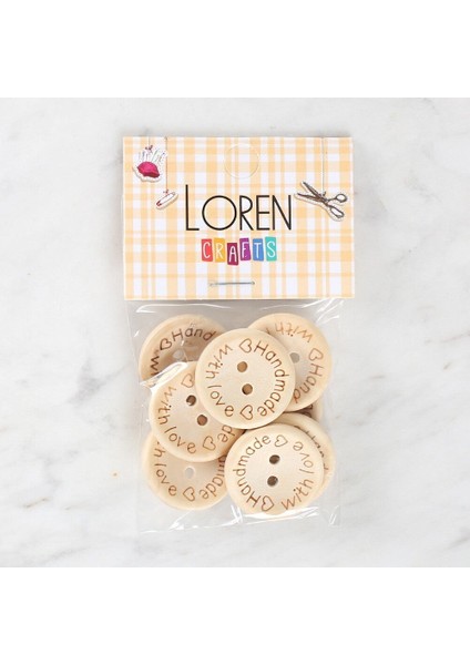 Loren Crafts Handmade 8'li Düğme - 1615 fiyatları