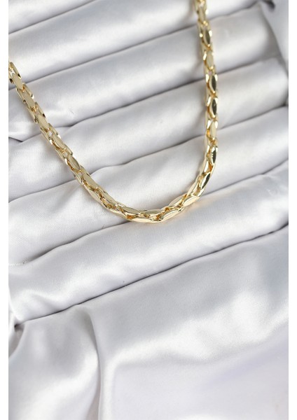 Erb Pirinç Gold Renk 60 cm Zincir Kadın Kolye