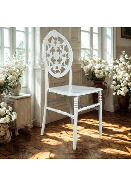 2 Adet Royal White Napolyon Sandalye – Lüks Tasarım, Şık ve Dayanıklı fiyatları