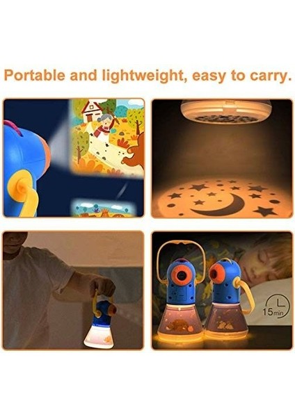 Masal Projektörü Kids Storybook Torch