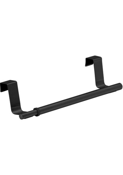 Gbmotion Teleskopik 35 cm Dolap Kapısı Için Uzatılabilir Havlu Askısı, Paslanmaz Çelik, Siyah, 22-35 x 6 x 7 cm fırsatları