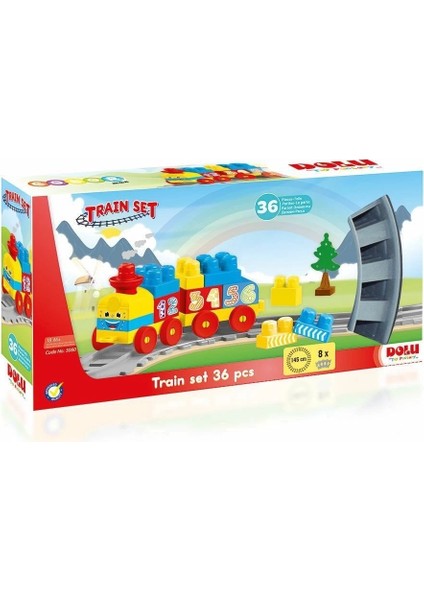 5080 Dolu Tren Yol Set Yapı Blokları 36 Parça fırsatları