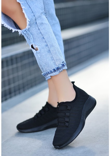 Wina Siyah Triko Spor Ayakkabı - Lisinya fiyatları