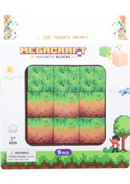 Megacraft 9 Parça Çimenli Toprak Blok fiyatları