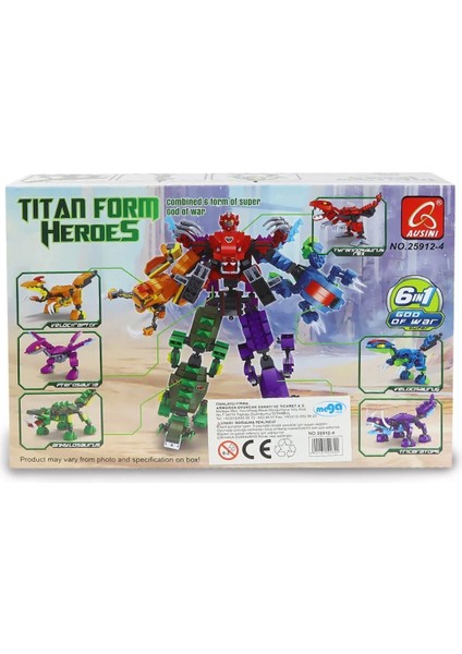 Ausini Titan Form Heroes-4 Velaciraptor 106 Parça fırsatları