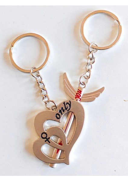 Kalp ve Kılıç Ikiz Metal Anahtarlık fiyatları