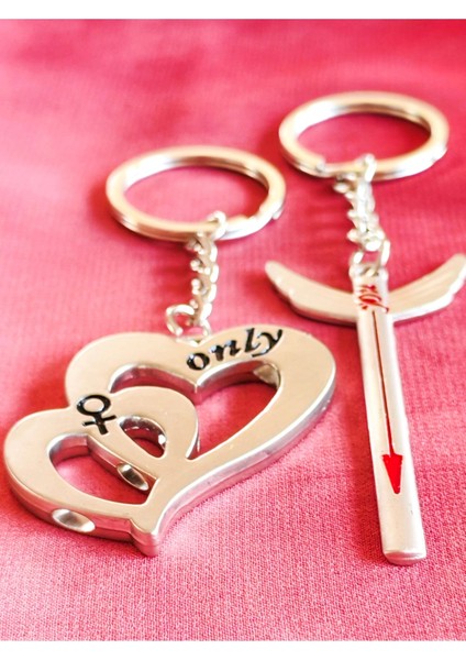 Kalp ve Kılıç Ikiz Metal Anahtarlık fırsatları