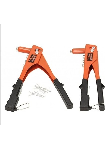 Kalınlık Tek Yönlü El Perçin Tabancası 40 Yedekli ve 4 Çeşit Perçim ( Lisinya ) indirimleri