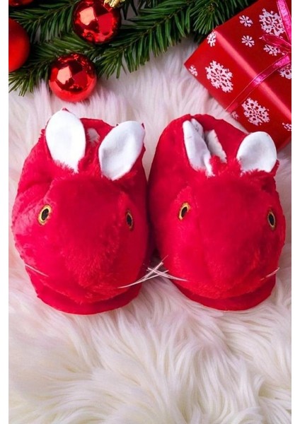 Kadın Kız Çocuk Kombin Hayvanlı Tavşanlı Panduf Ev Botu fırsatları