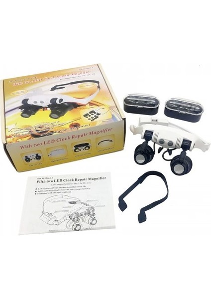 Kuyumcu,saat Onarım Için 10X15X20X25X Mercekli Gözlük BÜYÜTEÇ9892G3A - Lisinya fiyatları