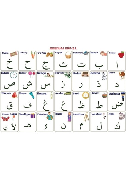 100X150 cm Statik Kağıt Elif-Ba Öğrenme Tahtası modelleri