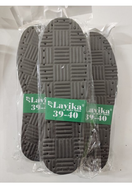 Engin Tt Terlik,patik,bot Tabanlık Kalın Eva Siyah 39-40 No Taban (10 Mm- 3 Çift)