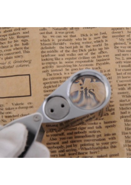 Kontrol, Için Özel Kutulu Metal Işıklı Lup 40X25 - Lisinya fırsatları