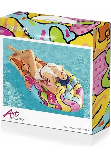 Pop Desenli Dondurma Yatak 188 cm - 43185 (Lisinya)