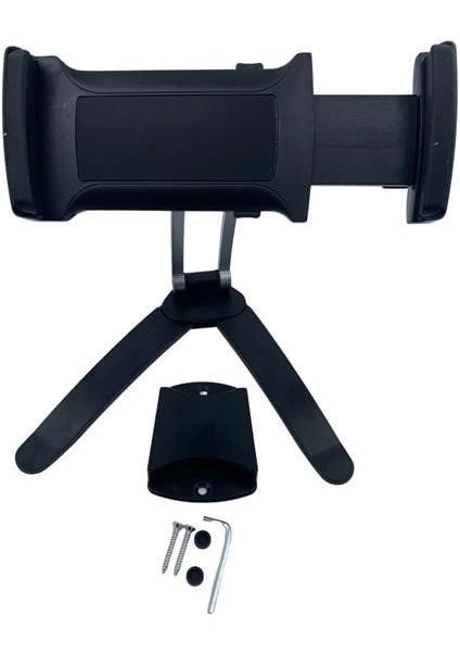 360 Derece Dönebilen Mutfak Masaüstü Telefon Tablet Tutucu Ayarlanabilir Esnek Ayaklı Metal indirimleri