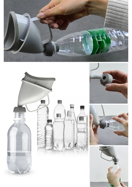 Buffer® Unisex Taşınabilir Hijjenik Seyahat Tuvalet Aparatı Seyahat Tuvalet Hunisi