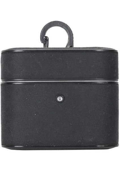 Casquet Apple Airpods 3.nesil Uyumlu Deri Kılıf G1 Siyah