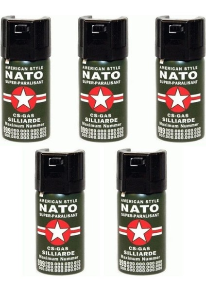 Natoo Bıber Gazı 5 Adet Birden ( Lisinya )