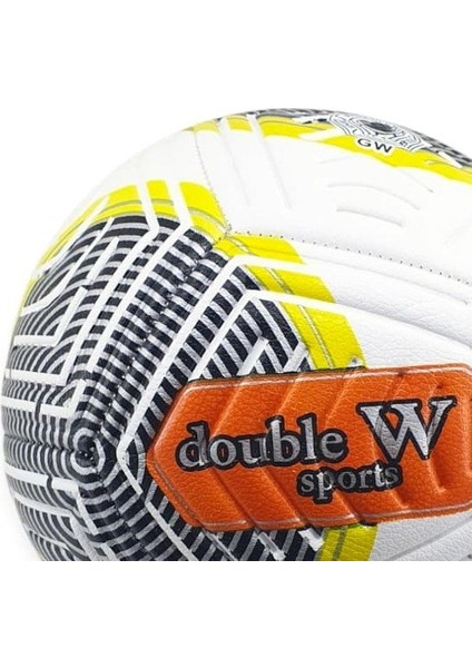 Futbol Topu Dikişli Kabartma Yüzey 420 gr No:5 - FB-680-SARI (Lisinya)