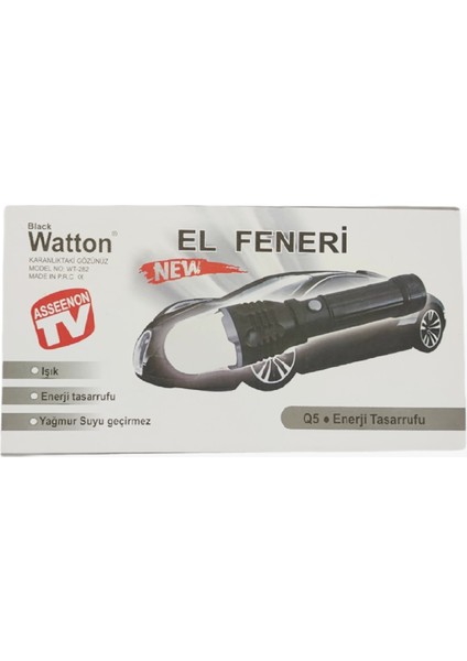 Flaşörlü Uzun Mesafeli Şarjlı Pilli Mıknatıslı El Feneri WT-282 - Lisinya fırsatları