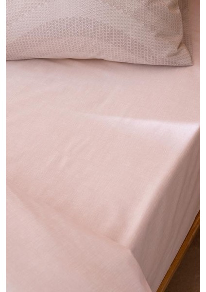 Yeni Sezon Suivre King Size %100 Pamuk Ranforce Baskılı Nevresim Takımı - Pudra - Pudra fırsatları