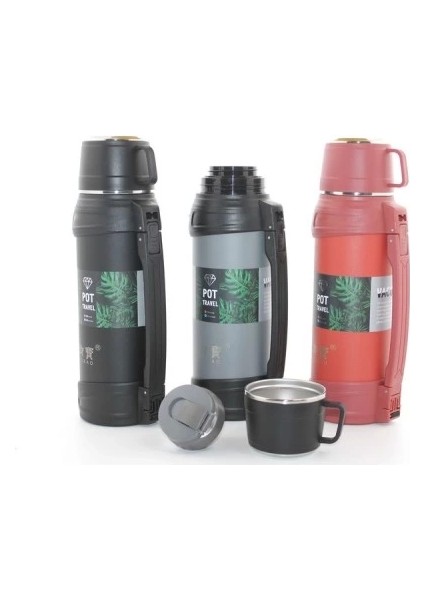 Paslanmaz Çelik Çift Katmanlı Termos 1.2 Lt Model 1