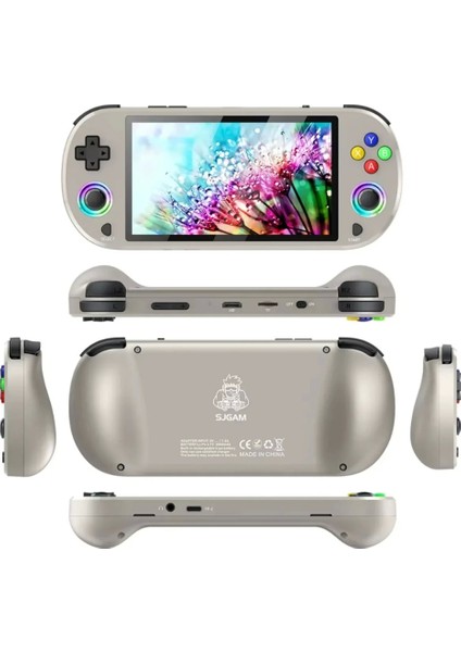 M22 Pro Retro Oyun Konsolu 5.0 ’’ıps Ekran Dahili 20000+ Oyun Emülatörleri Rgb LED Joystick - Lisinya