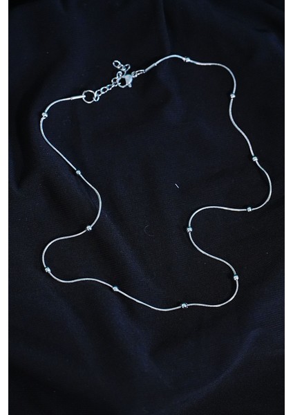 Çelik Kolye Dorika Model Zincir Gümüş Renk fiyatları