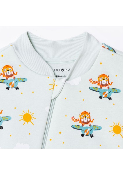 Erkek Bebek Uyku Tulumu Fermuarlı 2,5 Tog Bisiklet Yaka Uzun Kol Patiksiz Paça fiyatları