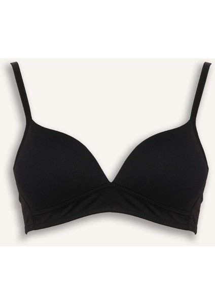 Dantel Detaylı Pamuklu Kaplı Pedli Balensiz Bra Fall in Love X9027AZ25AU