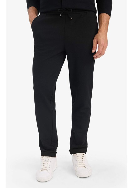 Jogger Fit Kısa Paça Penye Pantolon F0412AX25WN indirimleri