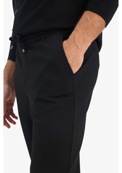 Jogger Fit Kısa Paça Penye Pantolon F0412AX25WN
