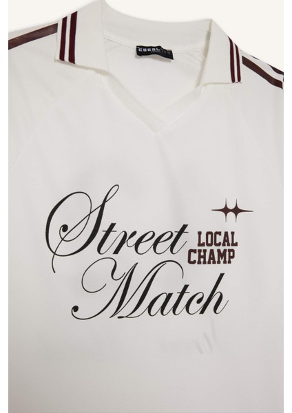 Oversize Geniş Kalıp Polo Yaka Uzun Kollu Tişört F8751AX25AU fiyatları