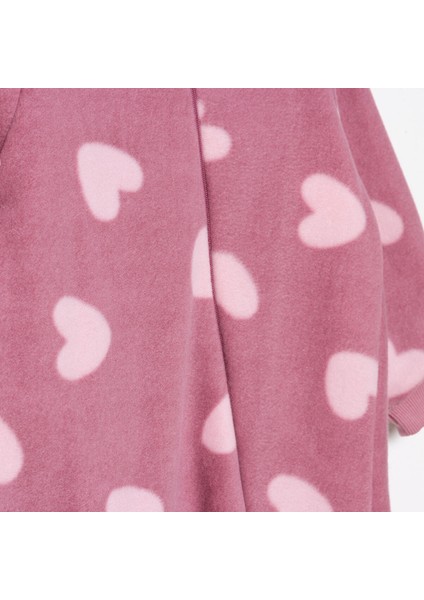 Kız Bebek Polar Patiksiz Tulum Uzun Kol Lastikli Paça modelleri